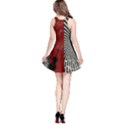 Red Waves Music note Reversible Sleeveless Dress View2