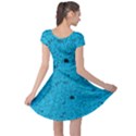 Science School Deep Sky Blue Cap Sleeve Dress View2