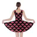 Lips Dark Pink Cute Pink Valentine Day Pattern Cute Hearts Skater Dress View2