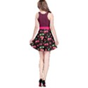 Deep Pink & Black Stripes Cherry Fruit Sleeveless Dress View2