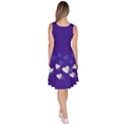 Valentine Heart Bright Indigo Knee Length Skater Dress With Pockets View4