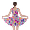 Colorful Cups Pink Lollipop Candy Macaroon Cupcake Donut Skater Dress View2