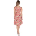 Mushroom Cute Bunny Salmon Pink Knee Length Skater Dress With Pockets View4