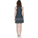 Black Mushroom & Aztec Pattern Inside Out Reversible Sleeveless Dress View4