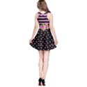 Violet Love Black Stripes Valentines Pattern Reversible Sleeveless Dress View2