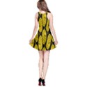 Black Yellow Feather Reversible Sleeveless Dress View2