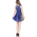 Gold Glitter Blue Shine Christmas Sleeveless Skater Dress View2