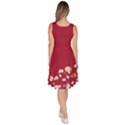 Alice Rabbit Red Knee Length Skater Dress With Pockets View4