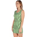 Green Tone Cute Gecko Shape Pattern Bodycon Dress View2