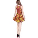 Indian Red Autumn Maple Leaves Seeds Sleeveless Skater Dress View2