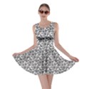 Black Atom Pattern Skater Dress View1