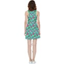 Mint Mushrooms & Polka Dots Pattern Reversible Sleeveless Dress  View2