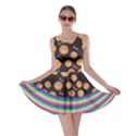 Love Dessert Black Cookies Print Skater Dress View1