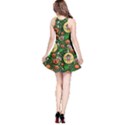 Dark Green Unique Halloween Costume Print Sleeveless Dress View2