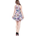 Plum & Pink Galaxy Ghost Prints Sleeveless Dress View2