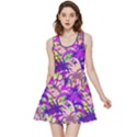 Purple Palm Trees Colorful Hawaii Inside Out Reversible Sleeveless Dress View1