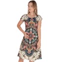 Floral Pattern Flowers Classic Short Sleeve Dress View1