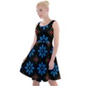 Flowers Pattern Floral Seamless Knee Length Skater Dress View1