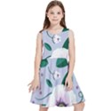 Flowers Petals Blossom Flora Kids  Skater Dress View1