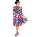 Colorful Candy Texture, Close-up Quarter Sleeve Waist Band Dress View2