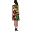 Abstract Floral Artwork Classic Skater Dress View4