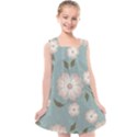 Flora Floral Flower Flowers Pattern Kids  Cross Back Dress View1