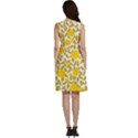 Yellow Flowers Roses On The Wall Lemons Classic Skater Dress View4