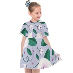 Flowers Petals Blossom Flora Kids  Sailor Dress by Apenda