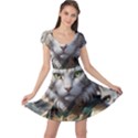 Epic Armored Cat Warrior Cap Sleeve Dress View1