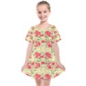 Retro 1880s Flowers Pattern 18 Kids  Smock Dress View1