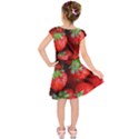 Strawberry, Berries, Fresh, Red Kids  Short Sleeve Dress View2