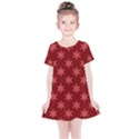 Illustrations Red Abstract Pattern Seamless Texture Kids  Simple Cotton Dress View1