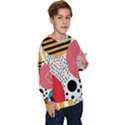 Geometric Design 07 Kids  Crewneck Sweatshirt View3