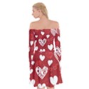 Valentine Off Shoulder Skater Dress View2