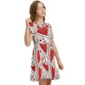 Be My Valentine Kids  Puff Sleeved Dress View2