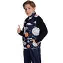 Space Galaxy Universe Stars Sky Kid s Button Up Puffer Vest View2