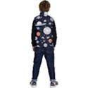 Space Galaxy Universe Stars Sky Kid s Button Up Puffer Vest View4