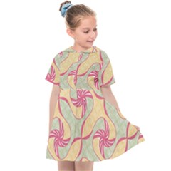 Abstract Pattern Design Scrapbooking Kids  Sailor Dress by Paksenen