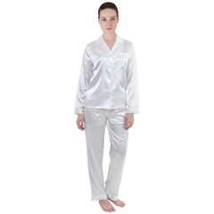 Women s Long Sleeve Satin Pajamas Set	 Icon