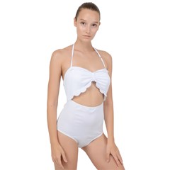 Scallop Top Cut Out Swimsuit Icon