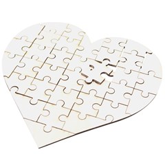 Wooden Puzzle Heart Icon