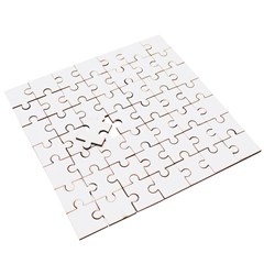 Wooden Puzzle Square Icon