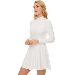 Long Sleeve Velour Longline Dress Icon