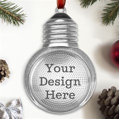 Metal Light Bulb Shape Ornament Icon