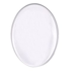 Oval Glass Fridge Magnet (4 pack) Icon