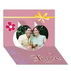 Heart 3D Greeting Card (7x5) Icon