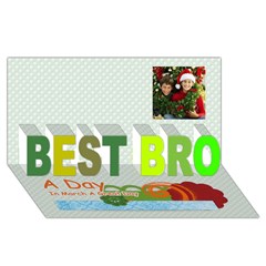 BEST BRO 3D Greeting Card (8x4) Icon