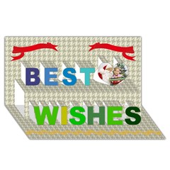 Best Wish 3D Greeting Card (8x4) Icon