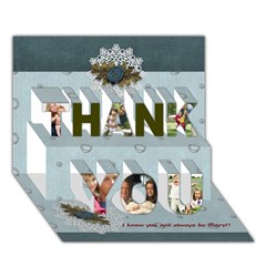 THANK YOU 3D Greeting Card (7x5) Icon