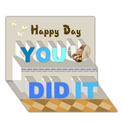 You Did It 3D Greeting Card (7x5) Icon